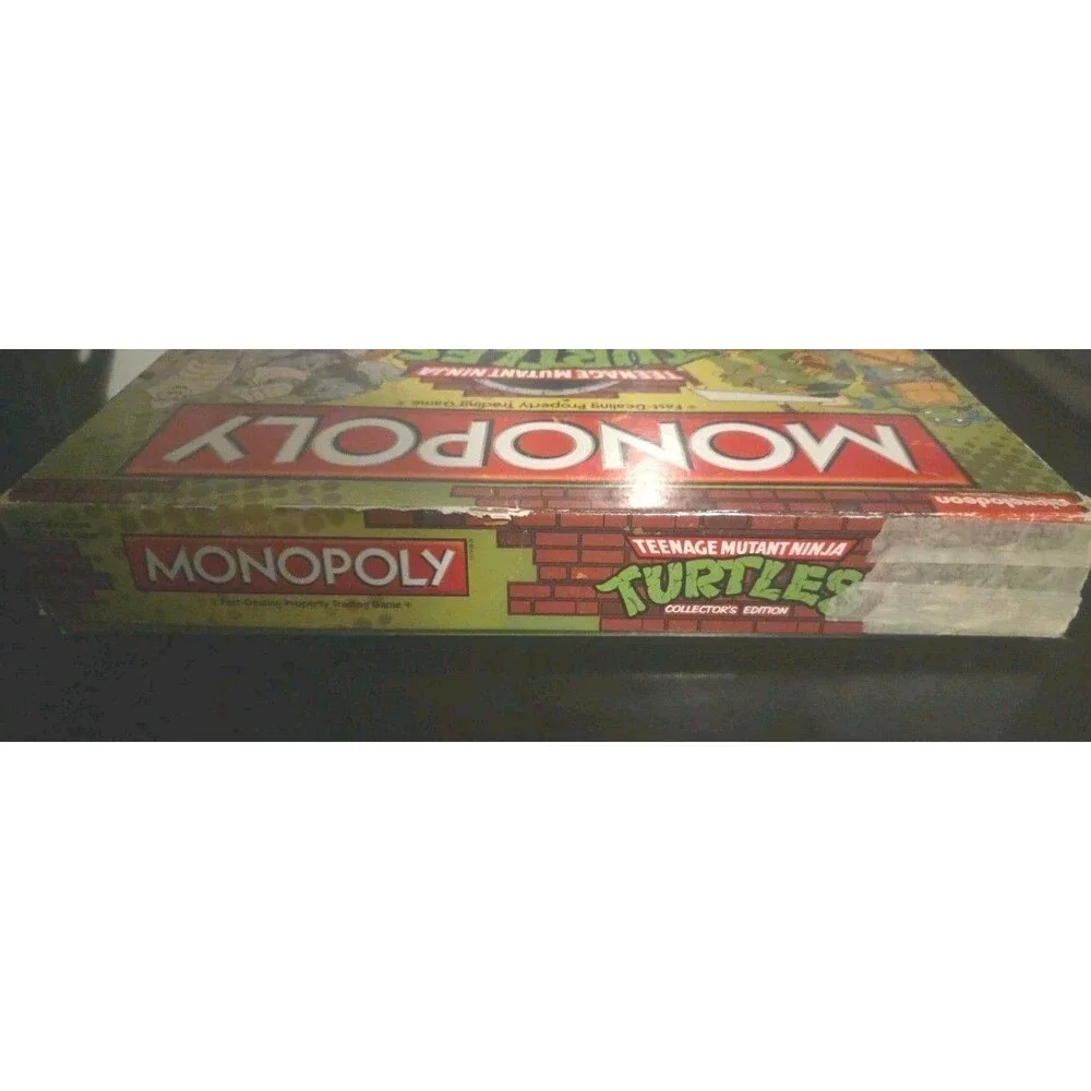 Teenage Mutant Ninja Turtles Monopoly Collector's Edition Board Game Parts Only